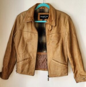 Brown|Suede Leather|Kenneth Cole Jacket|Size: Medium